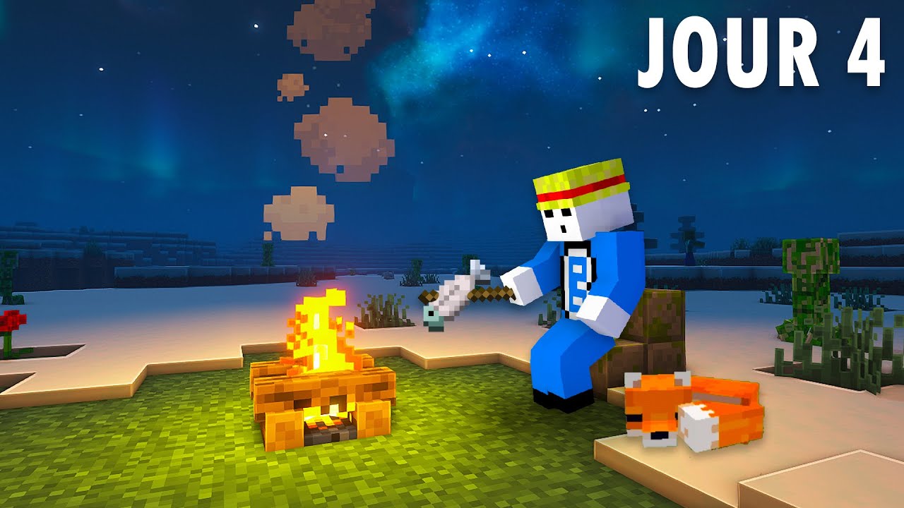 J'ai Survécu 7 jours en Antarctique sur Minecraft