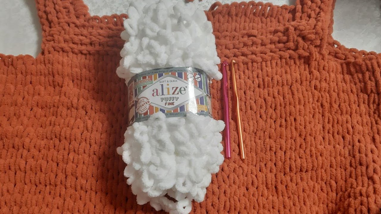 Рукоділля з Nilena Sans. теракотова кофта з alize puffy fine ч.4 Горловина