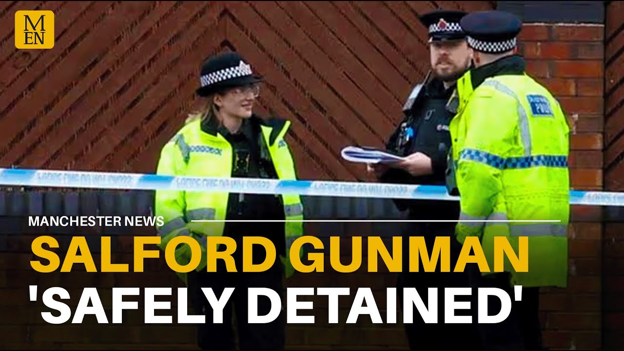 Gunman arrested in Salford after shooting sparks STAND-OFF with Armed Police