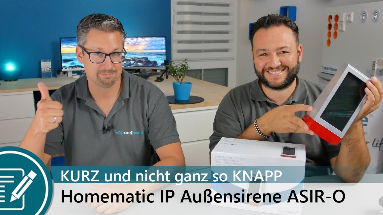 ACHTUNG ⚠ LAUT: Homematic IP Alarmsirene - außen HmIP-ASIR-O KURZ und KNAPP vorgestellt
