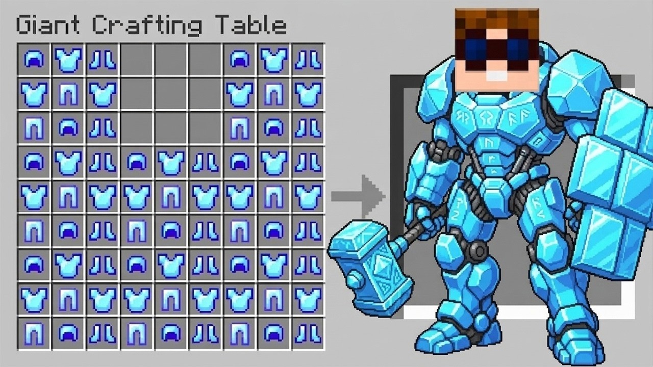 Minecraft, aber CRAFTING IST UNENDLICH GROß!