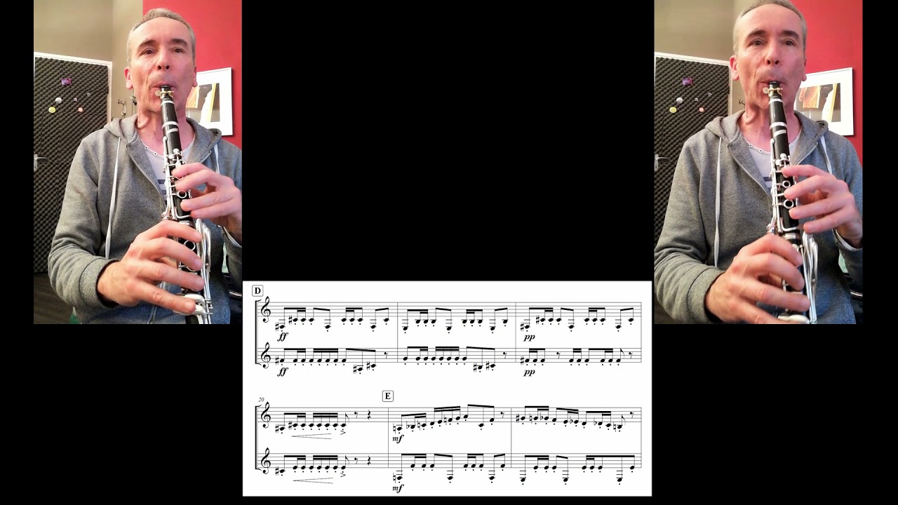 Study duet for double staccato