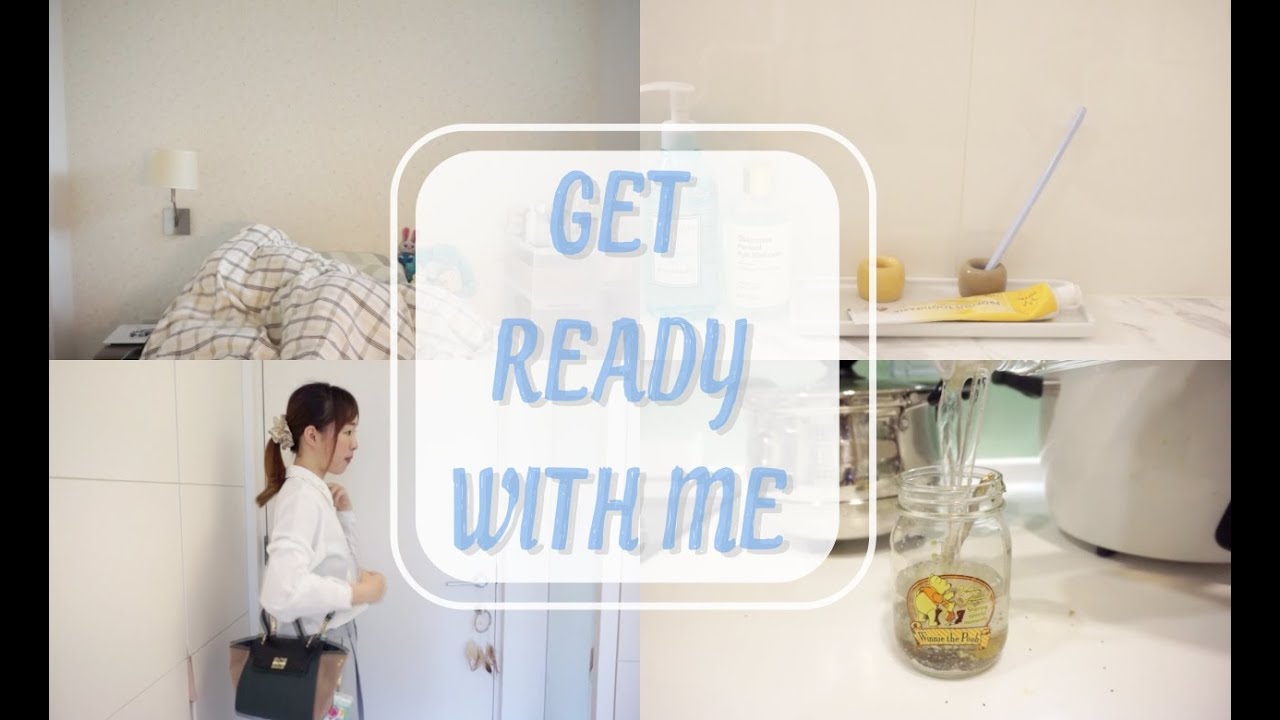 Get Ready With Me : Going to WORK 一起上班出門去 l EVALIN