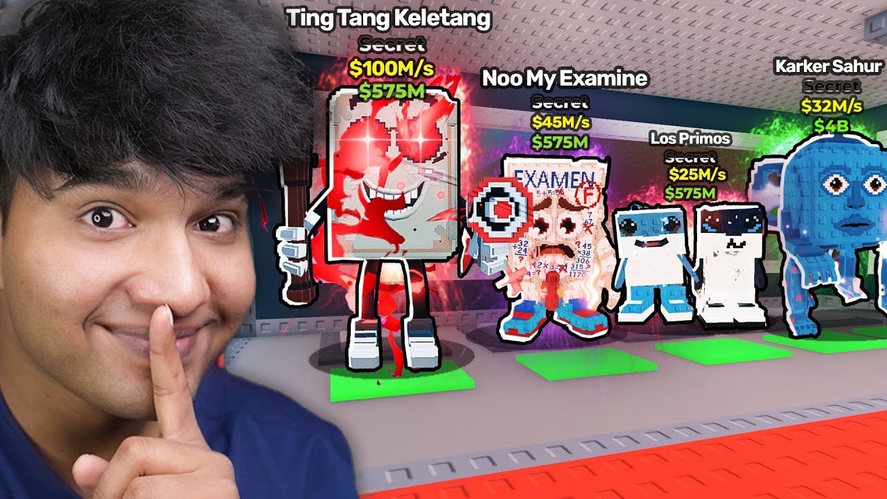 We got LIMITED *SECRET BRAINROTS* in Steal A Brainrot😱