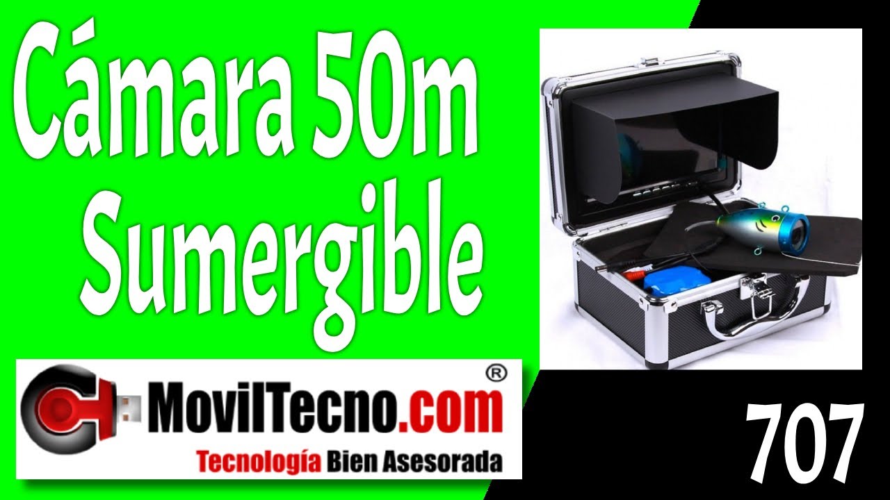Cámara de pesca submarina acuática 50 metros - MovilTecno.com