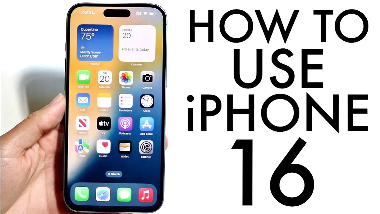 Как пользоваться iPhone 16! (Полное руководство для начинающих)