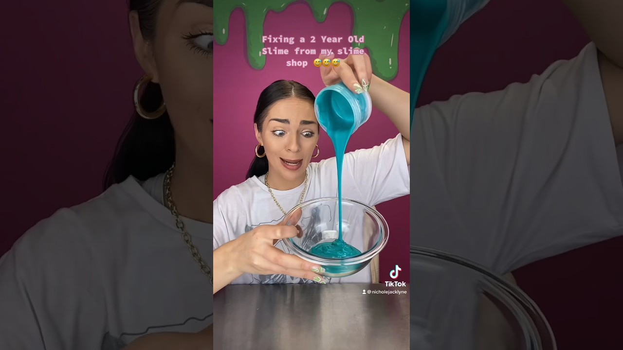 FIXING A 2 YEAR OLD SLIME😱😱