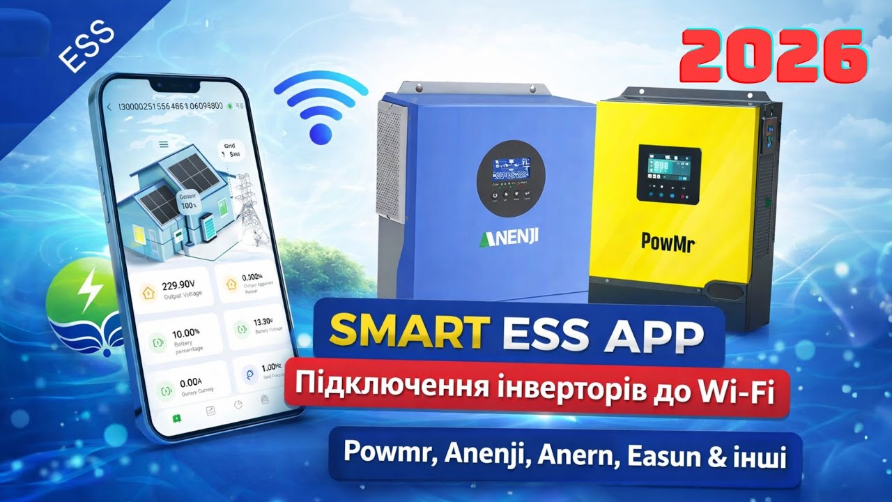 Smart ESS. Підключаємо інвертор до Wi-Fi.