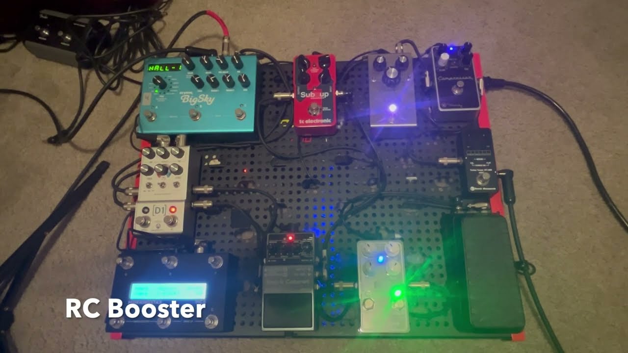 My 2024 Pedalboard walk-through/demo.