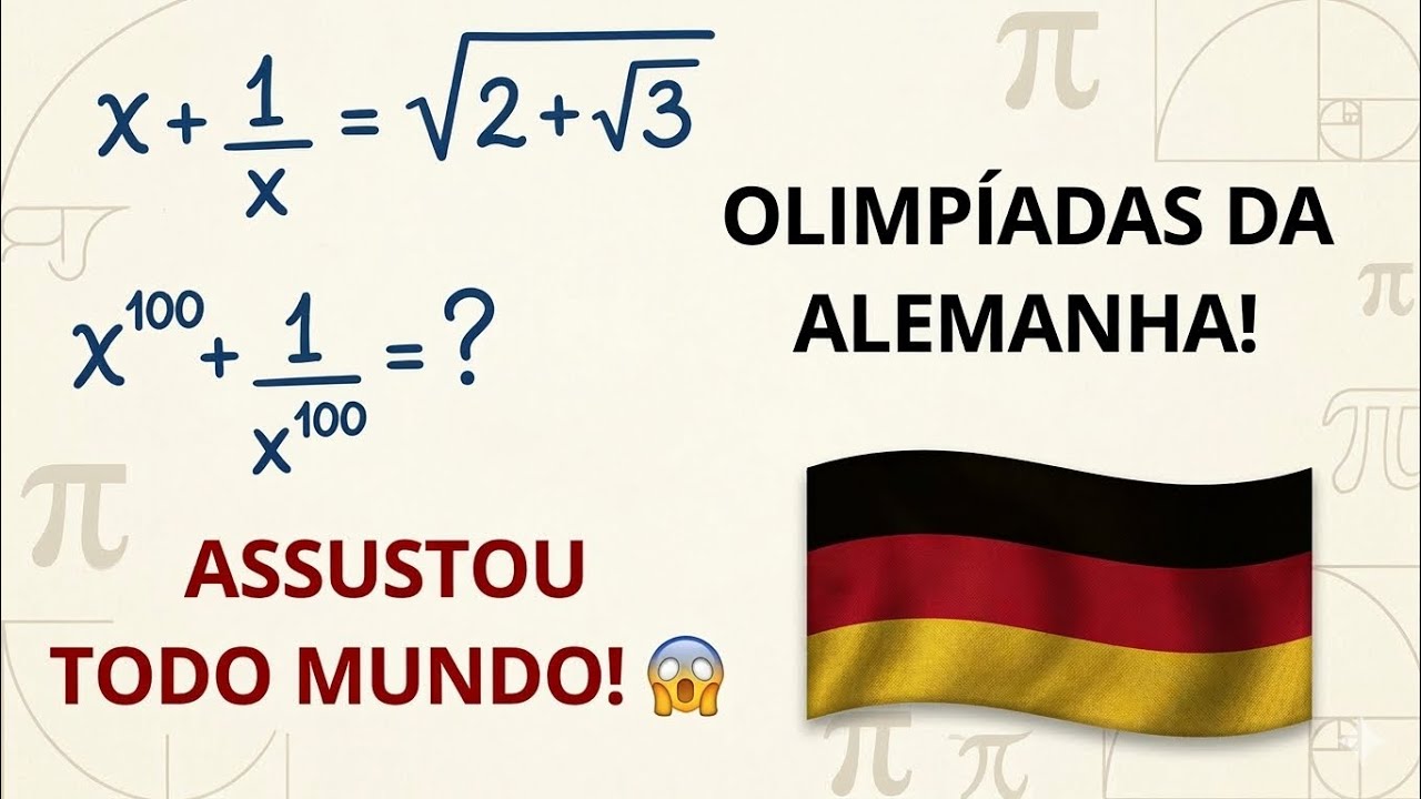 CAIU NA OLIMPÍADA DE MATEMÁTICA DA ALEMANHA 🇩🇪🤯