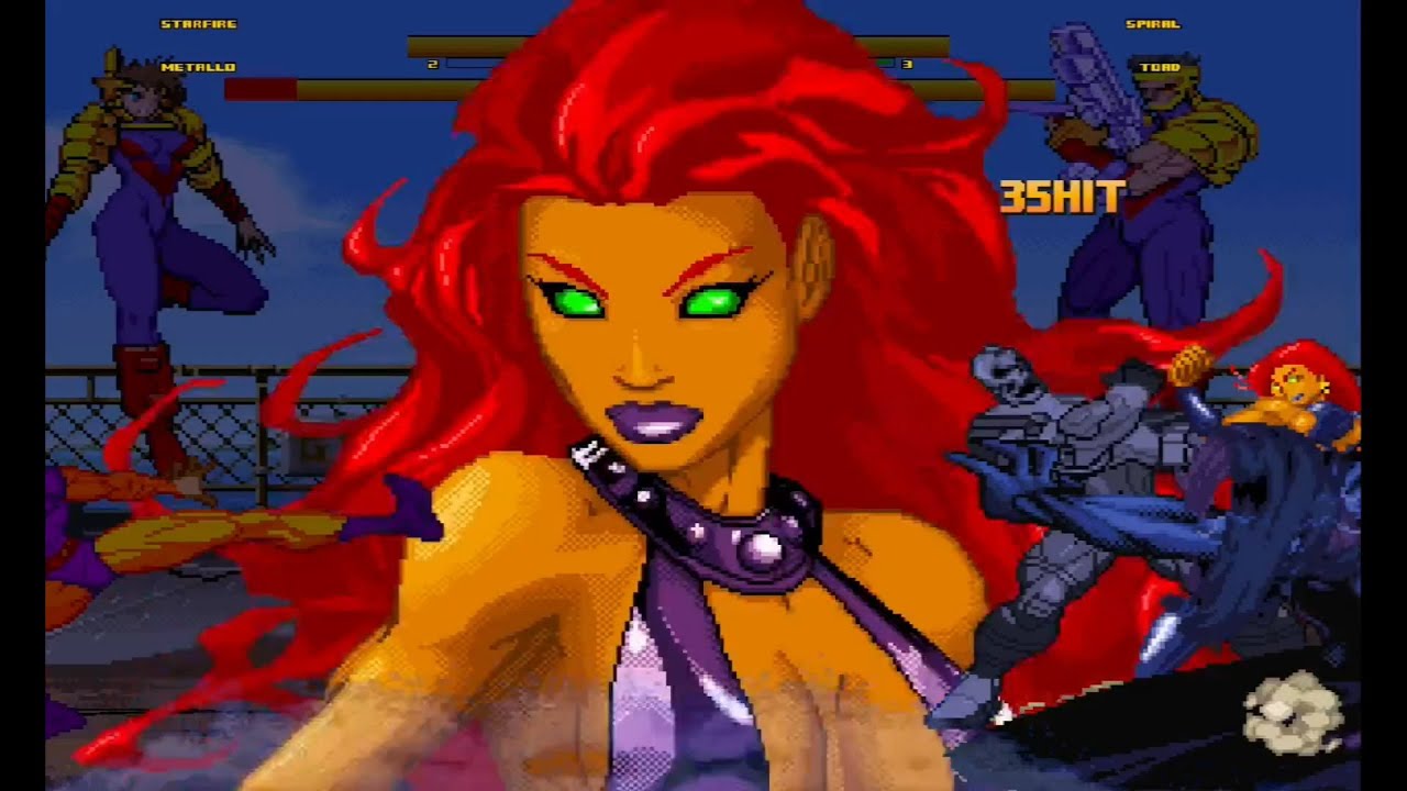 [MUGEN] Who stops Starfire and Metallo in Arcade Mode? (2022/01/06)