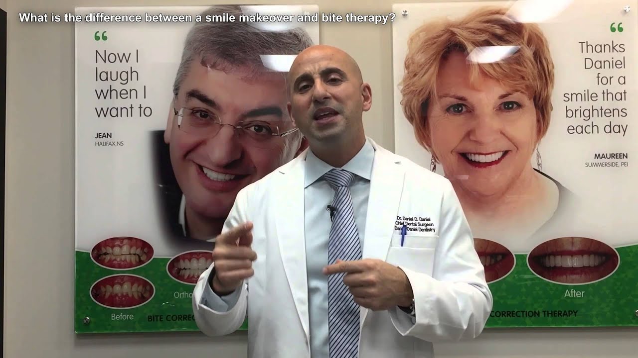 What is the difference: smile makeover vs bite therapy? | Daniel Daniel Dentistry