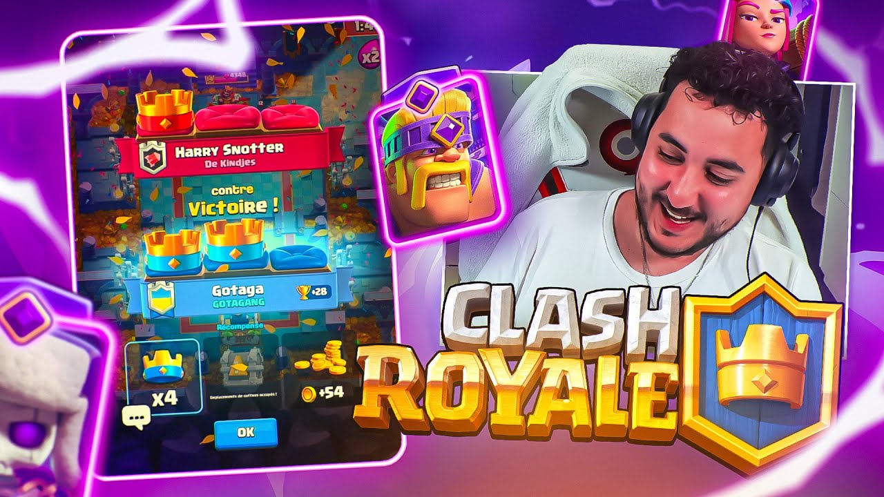 JE FAIS MON RETOUR SUR CLASH ROYALE !
