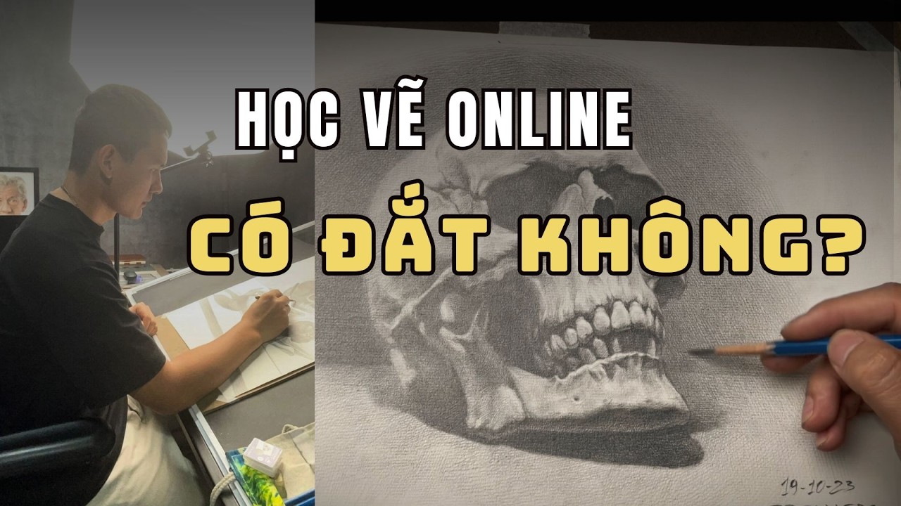 Học vẽ cấp tốc ONLINE có ĐẮT không? Điều mà dân vẽ phải biết