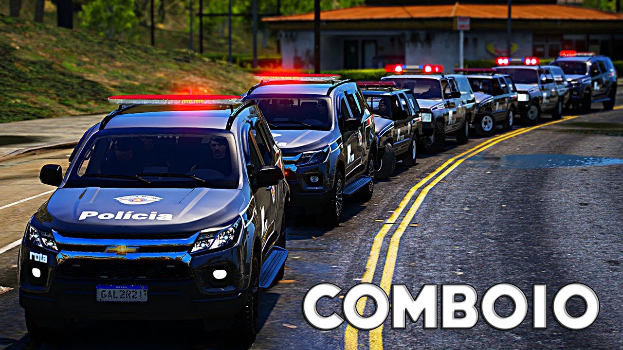 COMBOIO NOTURNO de ROTA em DESLOCAMENTO | GTA V PMESP | GTA 5 POLICIAL (LSPDFR)