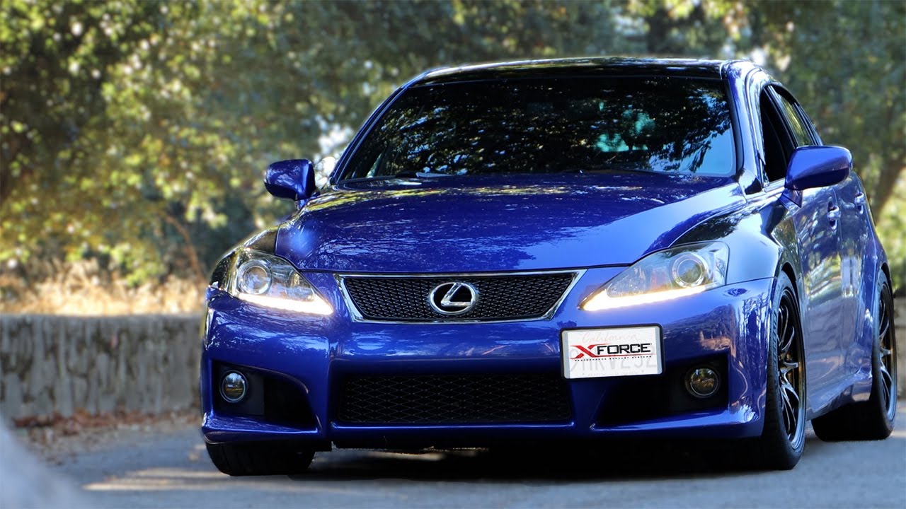 Японский маслкар получил настоящую выхлопную систему | Обзор Lexus ISF X-Force Cat Back