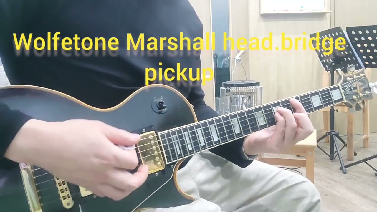 Wolfetone bridge pickup comparison.Fenris vs Marshall head. 14.5 alnico2 vs 9.0alnico5 