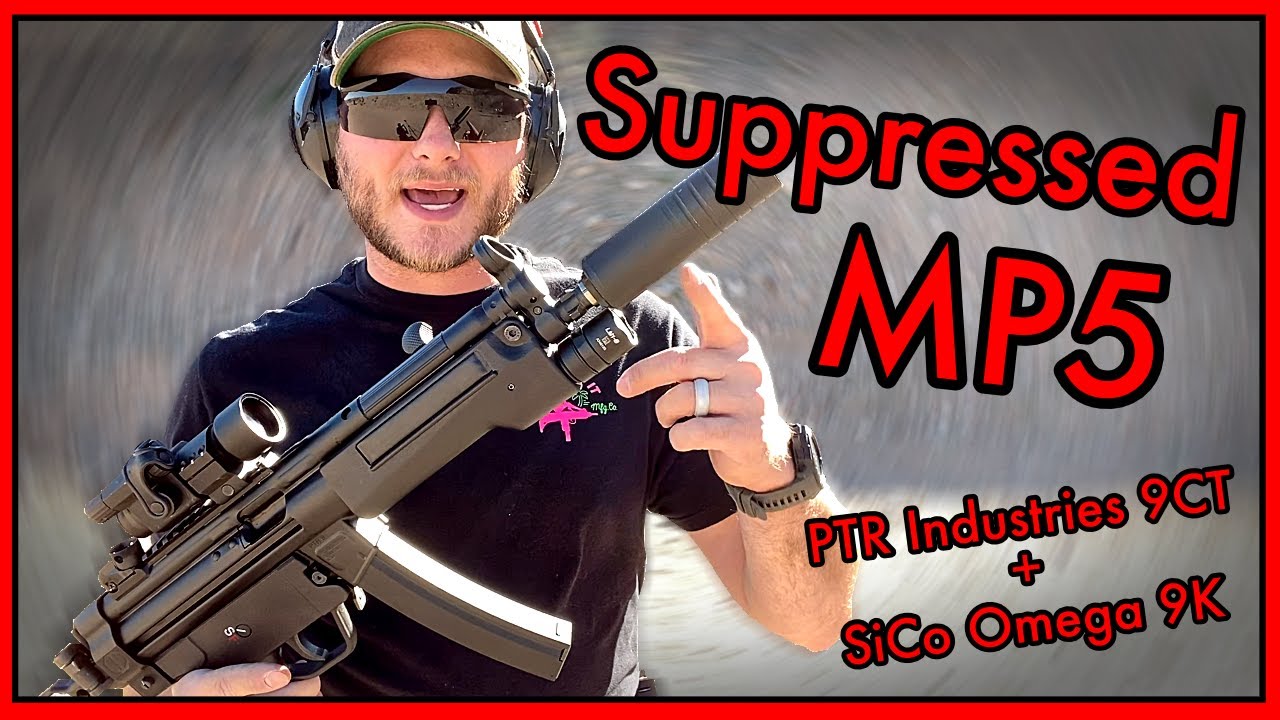 Shooting the PTR Industries 9CT Suppressed | MP5 Clone | SilencerCo Omega 9K | 9x19