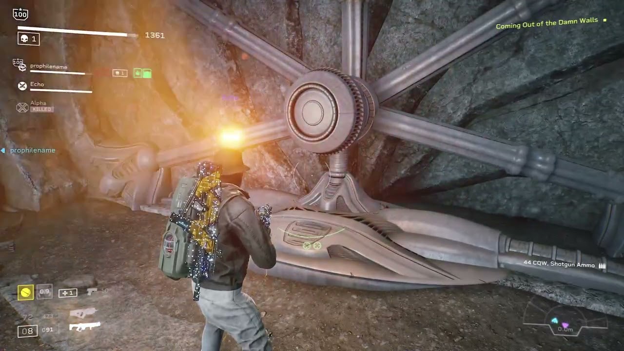 Aliens Fireteam Elite Approach Coming Outta Damn Walls Duo