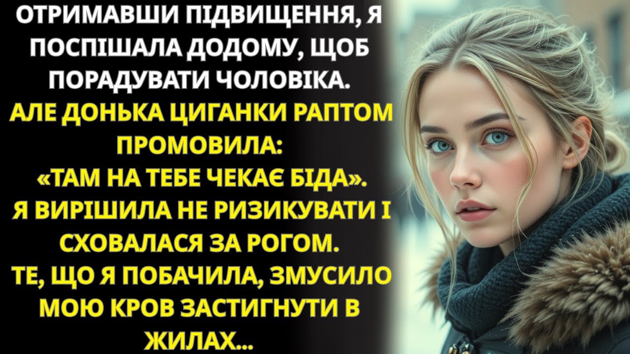 Не йди додому, тітонько, там біда», — прошепотіла циганка  Чоловік вийшов з під’їзду…