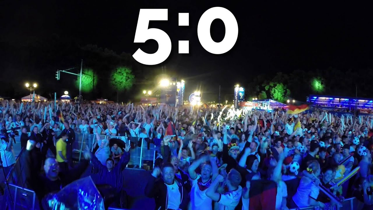 Germany - Brazil (7:1): 600.000 people watching in Berlin