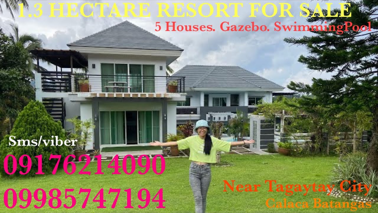 Vlog487: 1.3 HECTARE RESORT WITH MOUNTAIN VIEW FOR SALE IN CALACA BATANGAS PHILIPPINES | SOLD SOLD