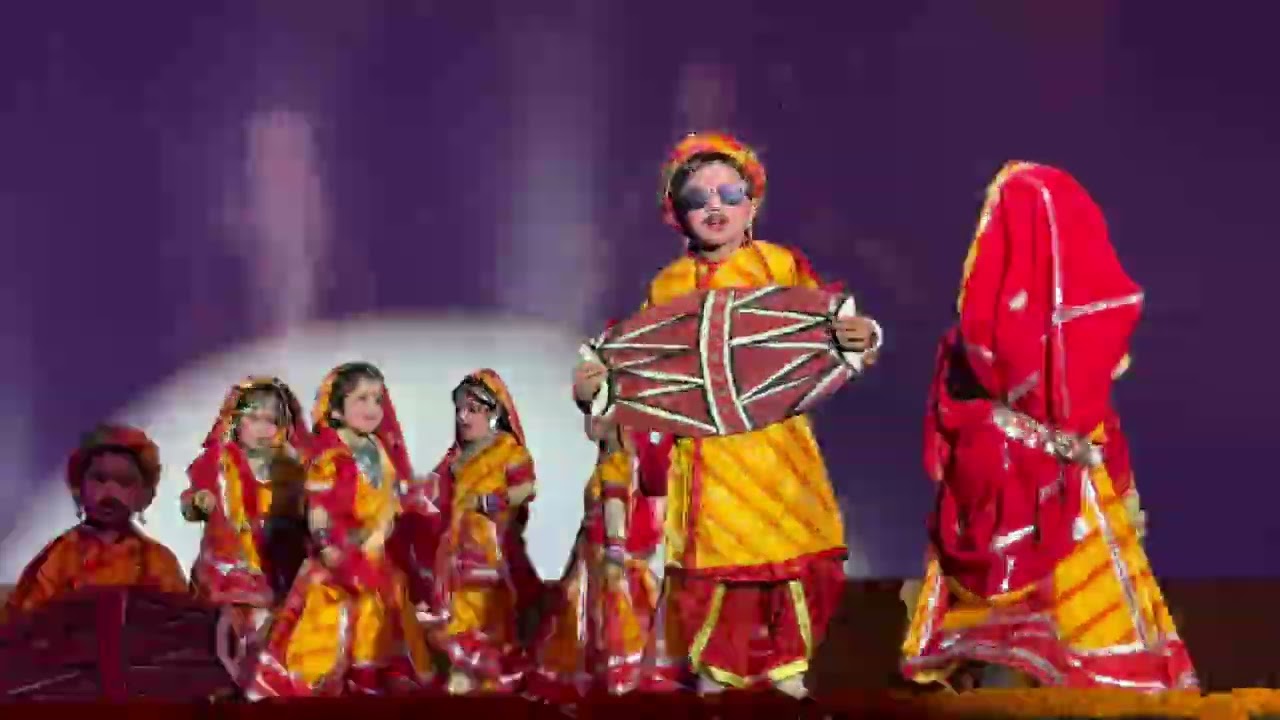 Dhriti garg school annual day performance ( rajasthani folk dance )