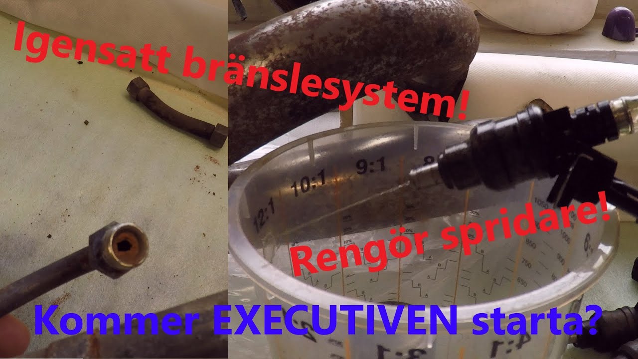 Rengör spridare och provstartar Volvo 760 EXECUTIVE [#6]