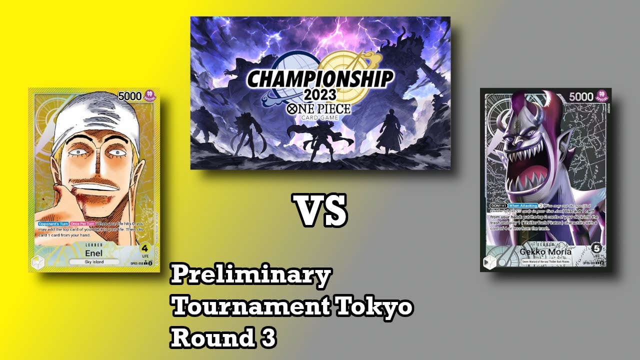 (OP06) One Piece Championship Prelim Tourney Round 3  -  Enel vs Gecko - New Triggers are Crazy