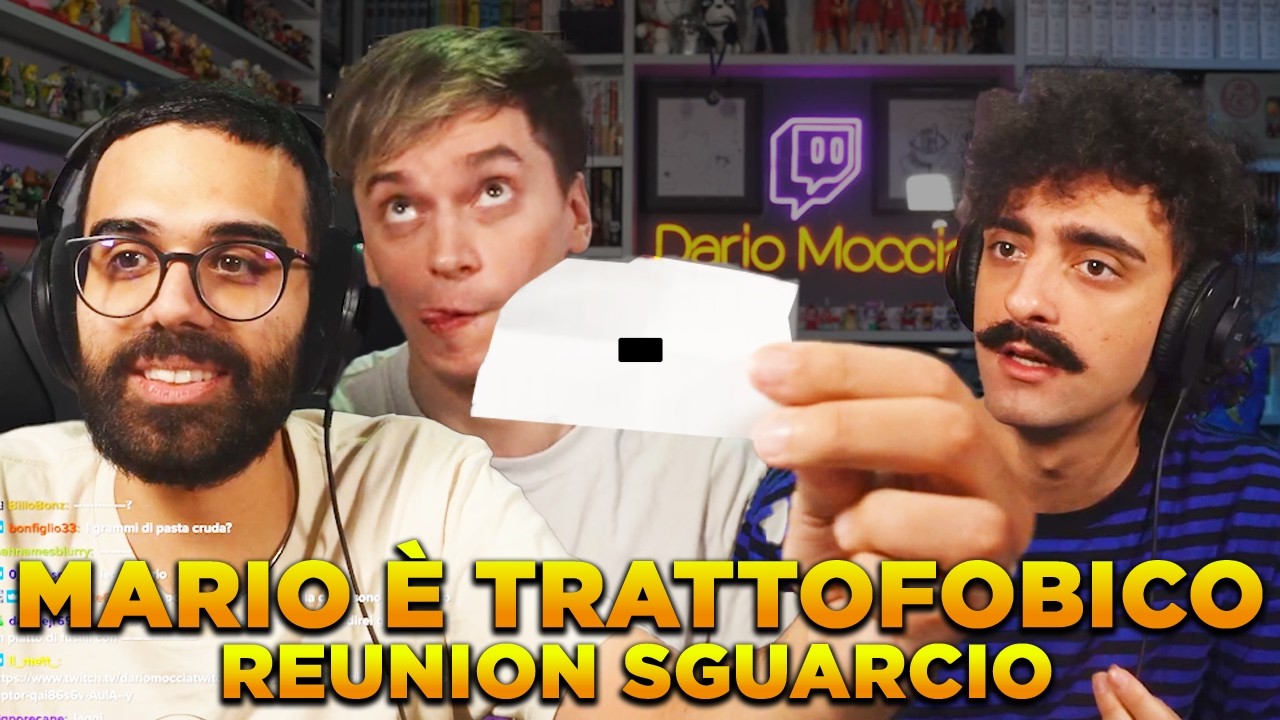 MARIO È TRATTO FOBICO 😱 DARIO MOCCIA 4 Chiacchiere con SDRUMOX e MARIO STURNIOLO