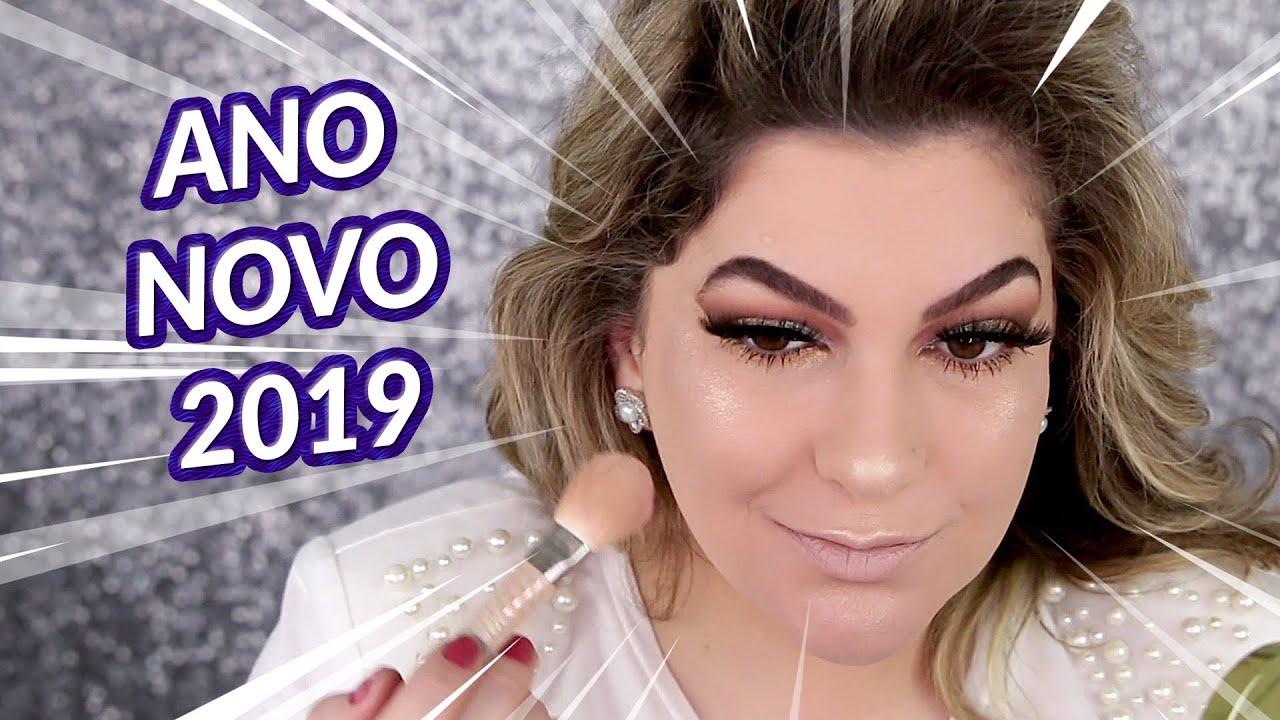 MAQUIAGEM PARA O ANO NOVO 2019 POR ALICE SALAZAR