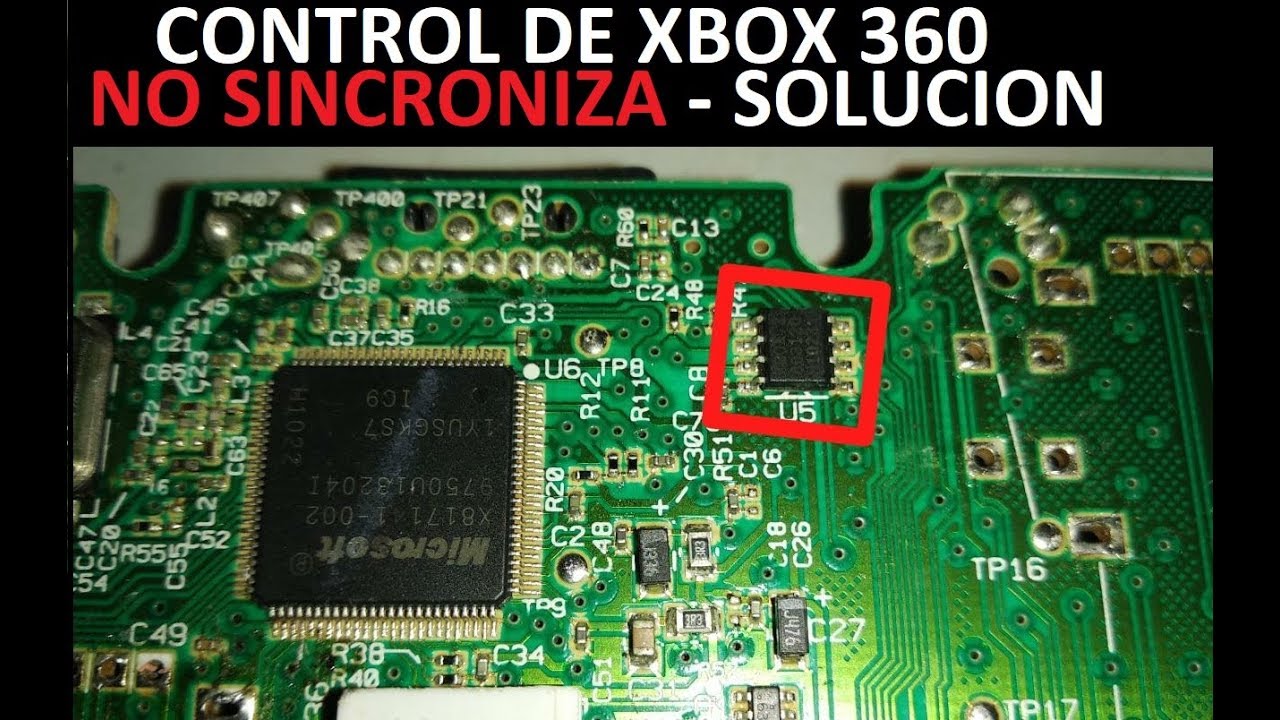 Control de Xbox 360 NO SINCRONIZA - Solución