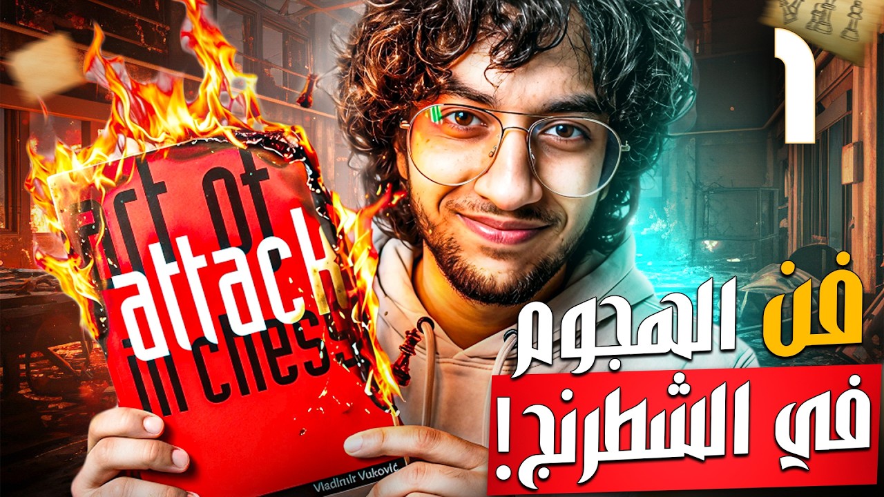 1- فن الهجوم في الشطرنج | الفصل الأول (الهجوم على الملك اللي مش مبيت)