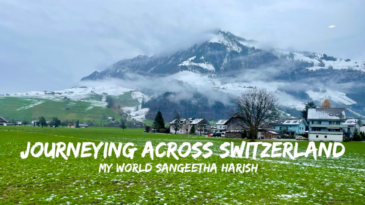 Journeying Across Switzerland / Travel across the Switzerland by Train #switzerland #europeantrip
