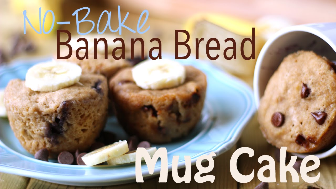 College Dorm Recipes: Vegan Banana Bread Mug Cake w/ The Edgy Veg