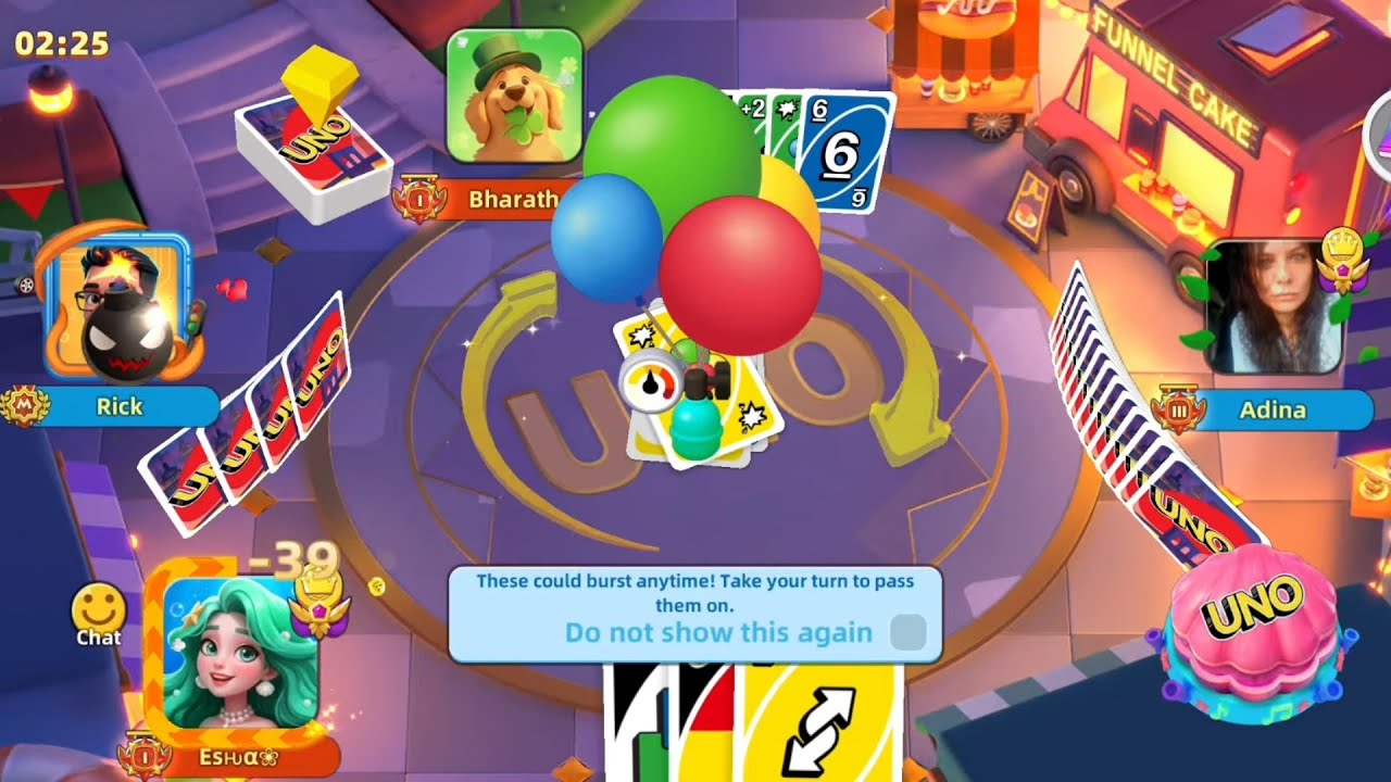 Time Balloon🎈 Go Wild X1000 WW +4 Reverse Card | UNO! Mobile Game