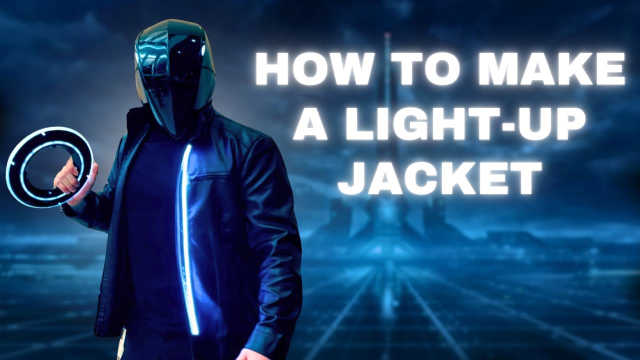 DIY TRON Jacket - Full Tutorial (No Soldering, No Coding!)