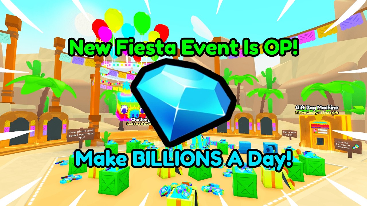 How To Make BILLIONS Of Gems In New Fiesta Event! | Pet Simulator 99
