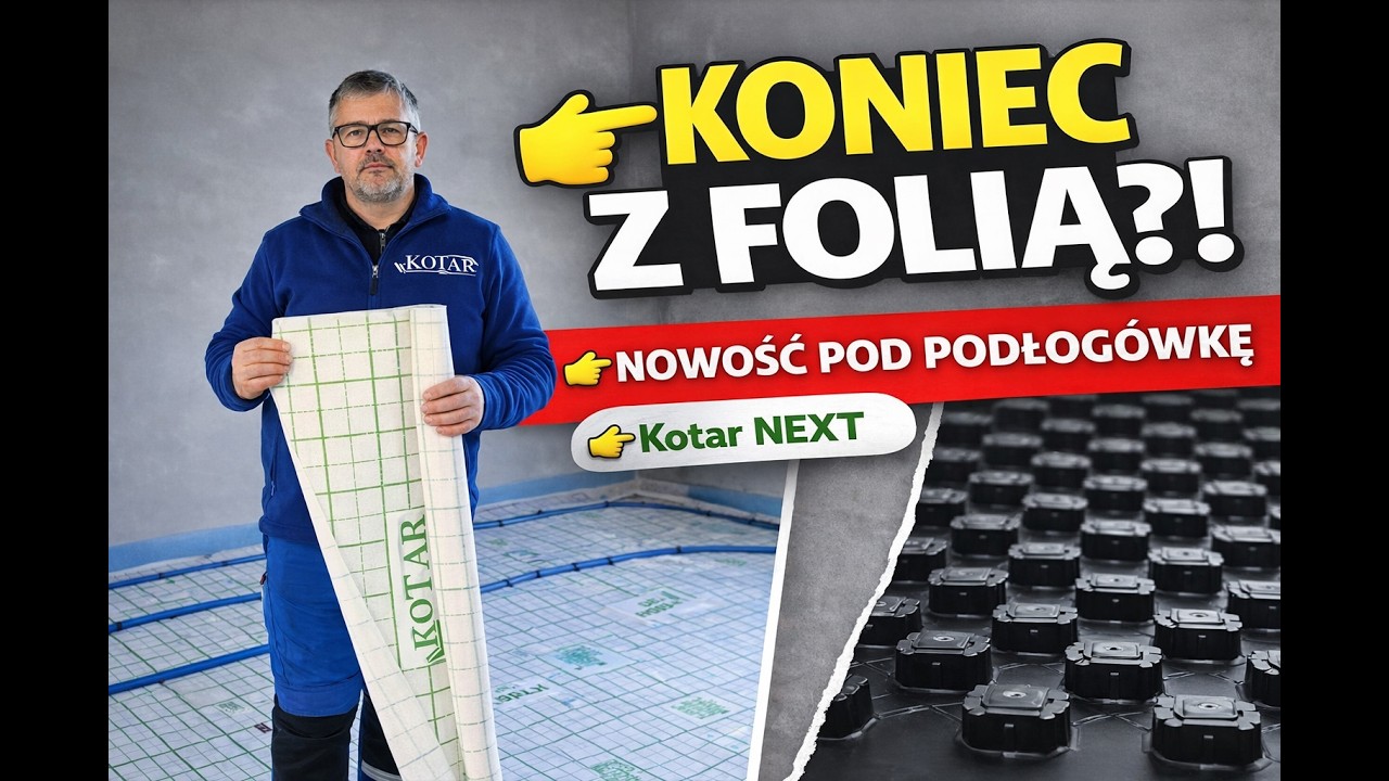 👉 KONIEC Z FOLIĄ?! Nowa tkanina pod podłog&oacute;wkę &mdash; Kotar NEXT