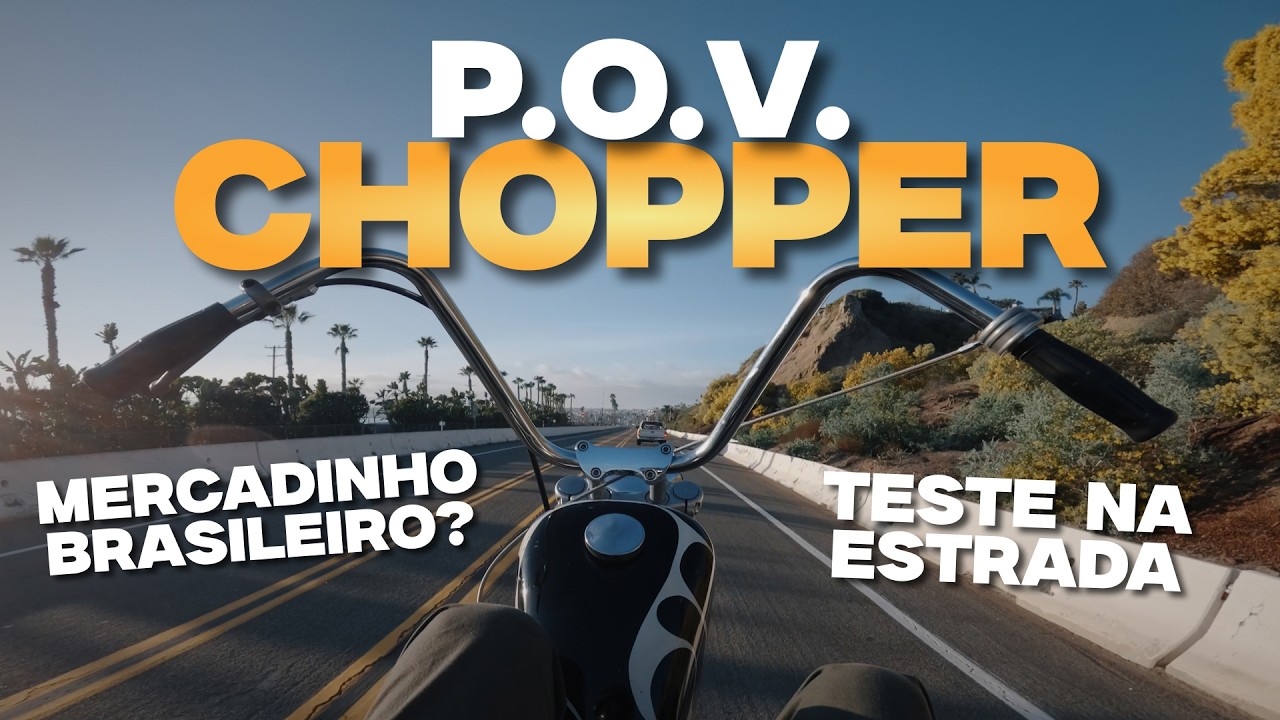 ACELERANDO A SPORTSTER PELA COSTA DA CALIFORNIA (POV CHOPPER) | Ep. 109