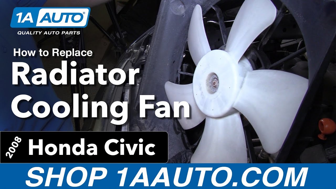 How to Replace Radiator Cooling Fan 06-11 Honda Civic
