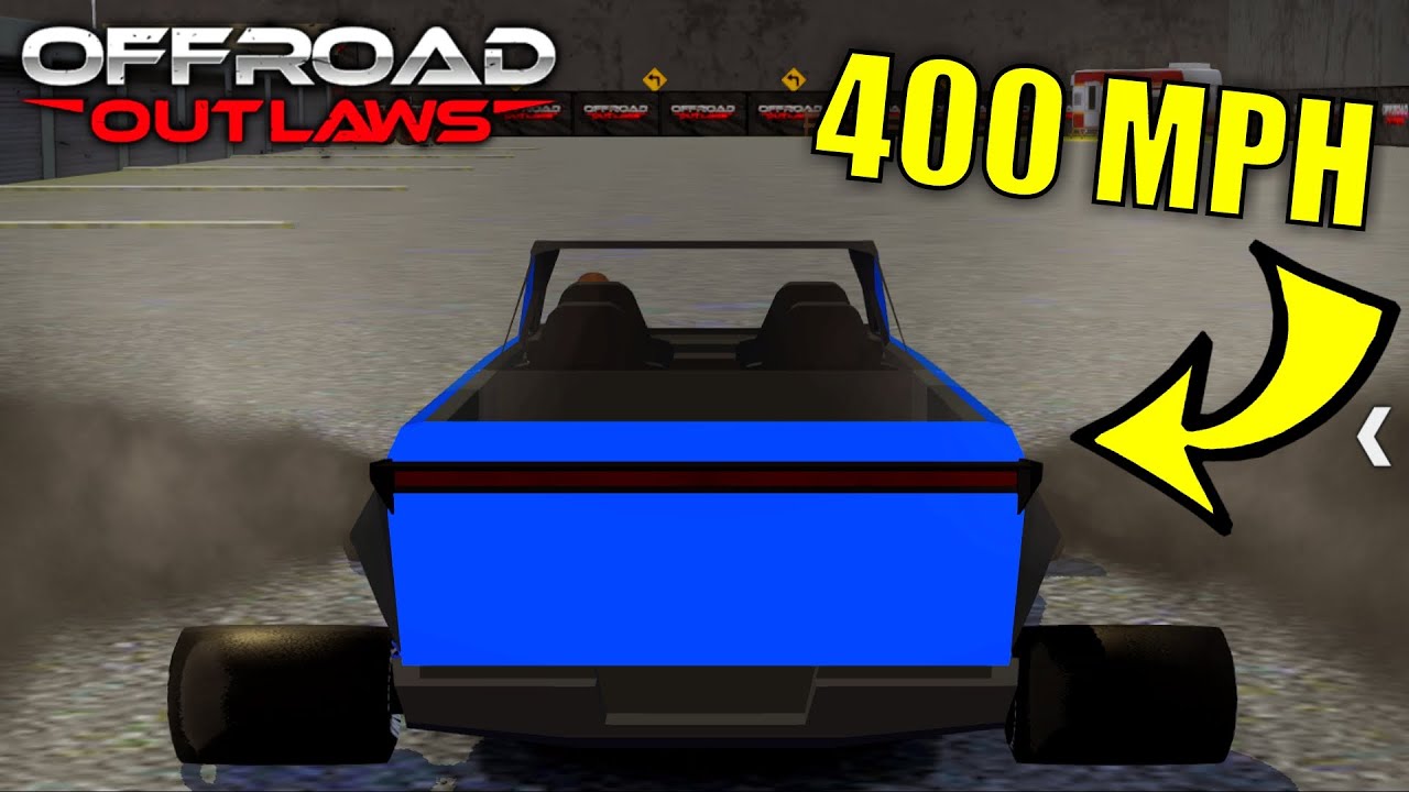 how to build the fastest car in offroad outlaws // Tesla Cybertruck Edition