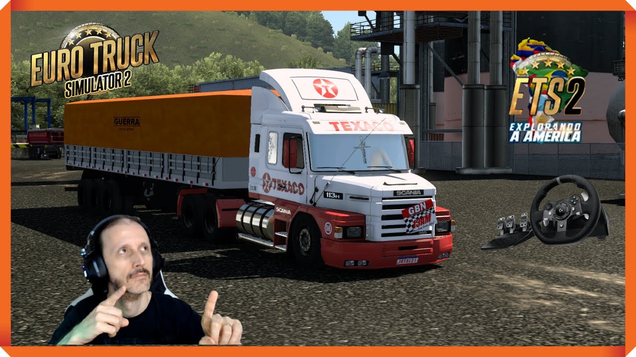 🔴LIVE / ETS 2 1.57 , MAPA EAA  Bora Rodar de Scania 113 pelo Brasil !!!