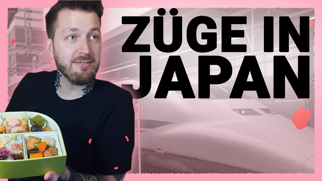 Reisen und Essen in Zügen in Japan