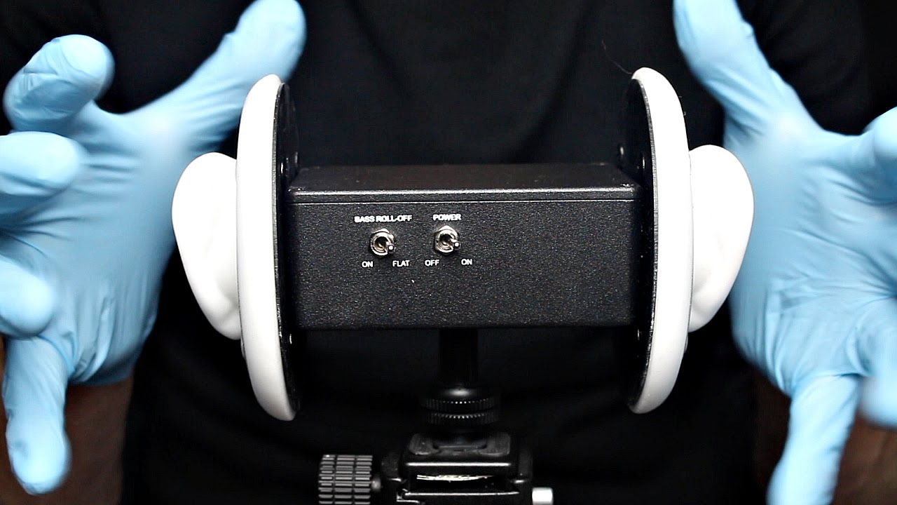 ASMR 3Dio Pure Latex Gloves Sounds, Finger and Hand Movements, Jazz Hands (No Talking)