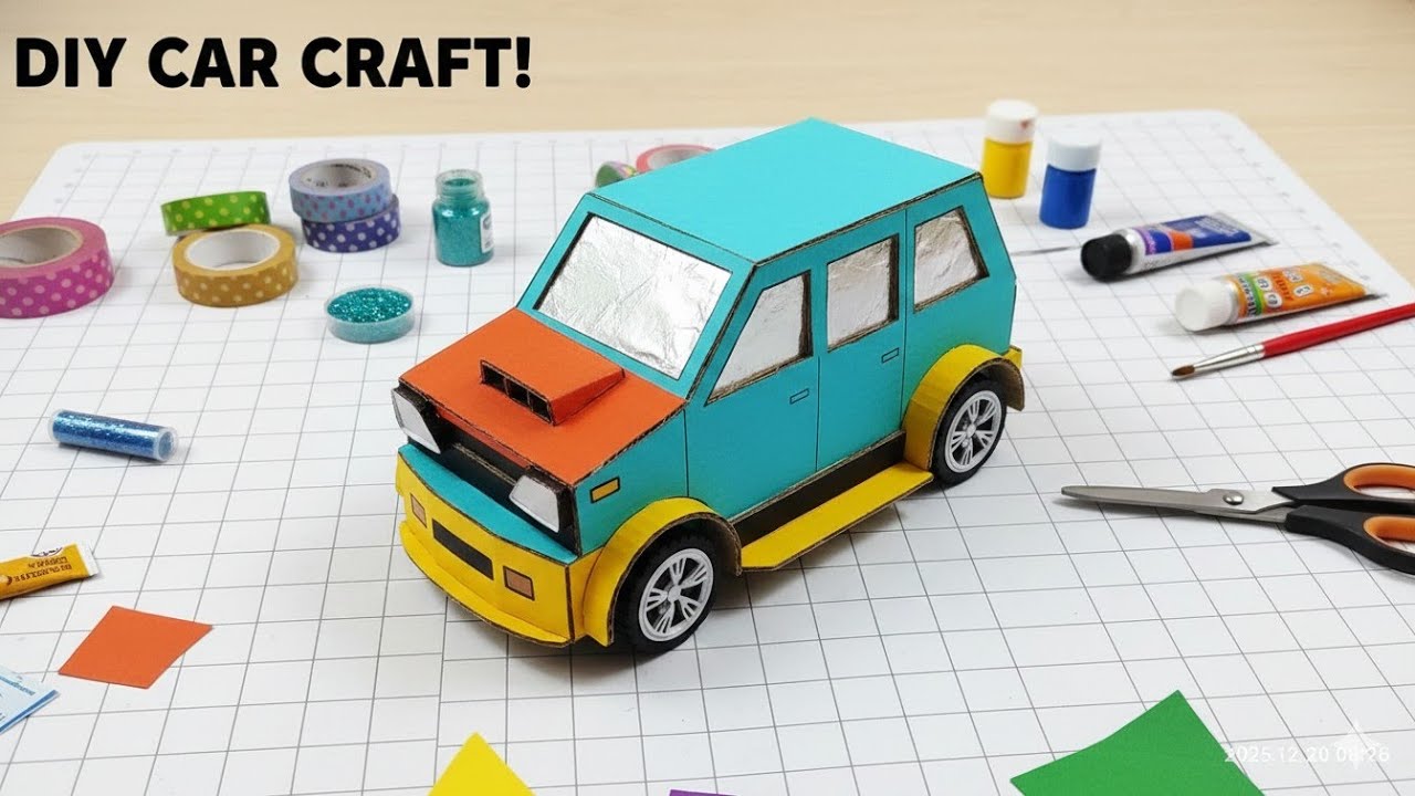 Modified maruthi 800 making with Cardboard #diycardboard #diy 
