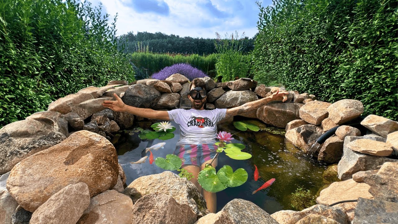 I Built a Backyard Pond With my Bare Hands 