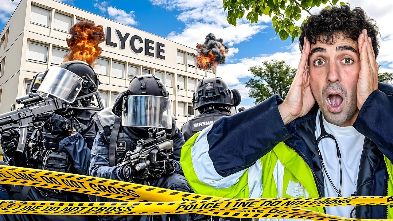 Simulation d'ATTENTAT et PRISE d'OTAGE dans un lycée