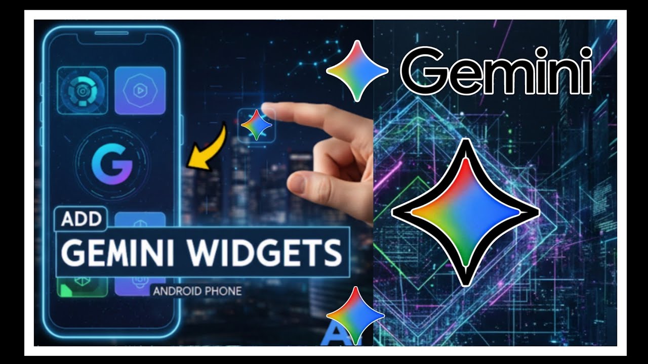 Add Gemini Widgets in Android Phone|How To Create Gemini Widgets in your Mobile 