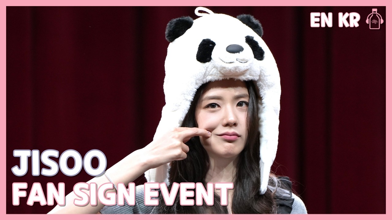 [SUB] BLACKPINK | JISOO | AMORTAGE | withmuu Fan Sign Event (2025-02-15)